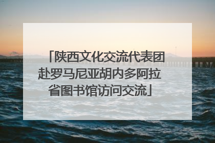 陕西文化交流代表团赴罗马尼亚胡内多阿拉省图书馆访问交流