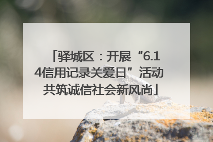驿城区：开展“6.14信用记录关爱日”活动 共筑诚信社会新风尚