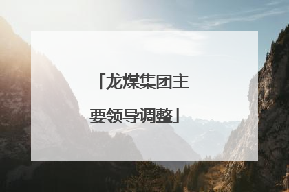 龙煤集团主要领导调整