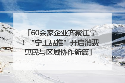 60余家企业齐聚江宁！“宁工品推”开启消费惠民与区域协作新篇